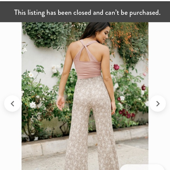 Sozy LILIAN PANT soft lightweight gauze wide-legged pants - Picture 2 of 9